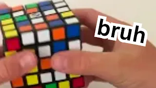when you lose your main speedcube