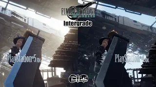 Final Fantasy VII Remake Intergrade - PS4 vs PS5 Comparison - PS5 New Features [1080p]