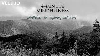 4-Minute Guided Mindfulness Meditation