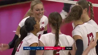 #1 Nebraska vs illinois | NCAA Women Volleyball Nov 12,2023