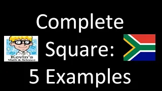 Completing the square grade 11: examples