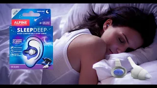 Alpine SleepDeep - comfortable sleeping earplugs for a quiet night’s sleep