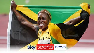 Elaine Thompson-Herah leads a Jamaican one-two-three in the women's 100m Final at Tokyo 2020