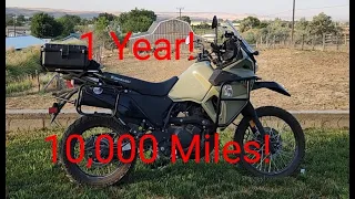 1 Year and 10,000 Miles on the KLR 650!!