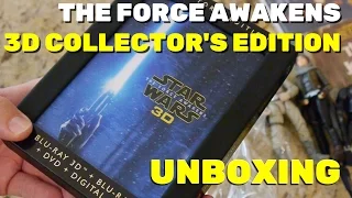 Star Wars: The Force Awakens 3D Blu-ray Collector's Edition unboxing