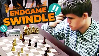 Magnus Carlsen Swindles Karjakin In Incredible Endgame