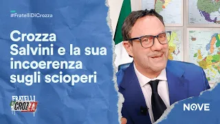 Crozza Salvini sui recenti scioperi "Si può scioperare, ma nel rispetto di....ELENCO" | FDC