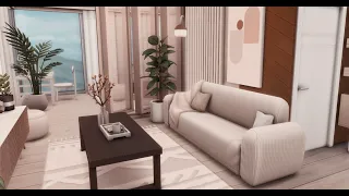 Japandi Inspired Apartment / The Sims 4 / no cc / stop motion