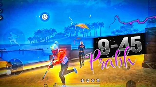 Prabh - 9:45 Free Fire Montage 🥵 | free fire status | free fire song | ff status