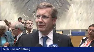 BürgerForum 2011- Abschluss mit Bundespräsident Christian Wulff in Bonn