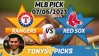 Texas Rangers vs. Boston Red Sox 7/6/2023 FREE MLB Picks and Predictions on MLB Betting Tips