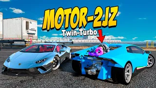 MONTAMOS un MOTOR 2JZ  a mi LAMBORGHINI 😰 Gta Rp