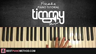 HOW TO PLAY - Timmy Trumpet - Freaks (Piano Tutorial Lesson EASY)