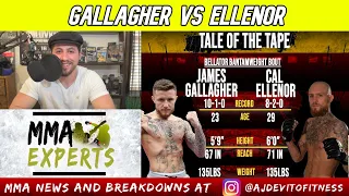 James Gallagher vs Cal Ellenor Prediction | Bellator Europe 9