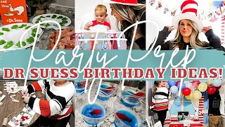 DR SUESS BABYS FIRST BIRTHDAY PARTY PREP | CLEAN AND DECORATE | MarieLove