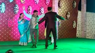 pag ghungroo bandh meera nachi thi couple dance performance mummy papa dance