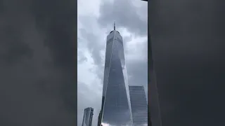 Lightning strikes World Trade Center One - July 17th, 2018