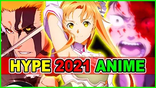 HYPE! Upcoming 2021 Anime YOU CANNOT Miss! | Attack on Titan Season 4, SAO, ReZero, MyHero Academia