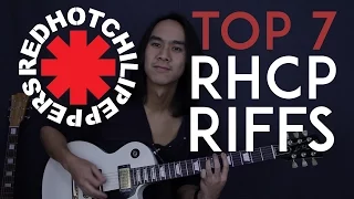 Top 7 Red Hot Chili Peppers Guitar Riffs - Guitar Tutorial Lesson