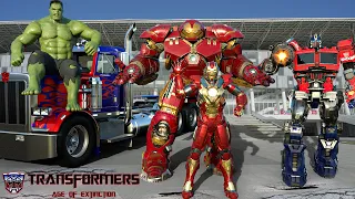 Transformer: Superhero Squad (HULK, OPTIMUS, BUMBLEBEE, HULKBUSTER) | The best fight scene #2023