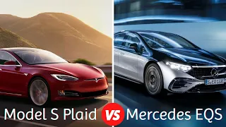 Tesla Model S Plaid VS  Mercedes EQS - Who Will Win The EV War? | Tesla EV World