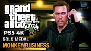 GTA 5 PS5 - Mission #53 - Monkey Business [Gold Medal Guide - 4K 60fps]