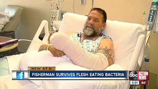 Flesh-eating bacteria infects Florida fisherman in Gulf of Mexico