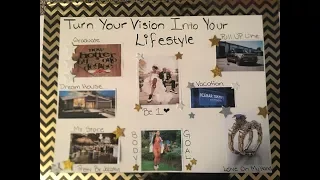 2018 Vision Board ll How to Reach Your Goals❤️🎇||DIY