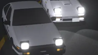 Initial D- AE86 vs FC Part 2