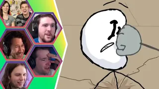 Gamers react to : Sweep the Legs [Henry Stickmin Completing the Mission]