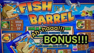 Fish In A Barrel Slot Machine | BONUS!!!