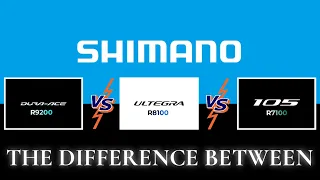 The facts about Shimano DI2 Dura-Ace R9200 VS Ultegra R8100 VS 105 R7100! Price, Weight and Options!