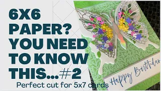 Got 6x6 paper pads ? Part 2 -The most valuable 5x7 paper cutting trick you ever learn!! shocking😳😳