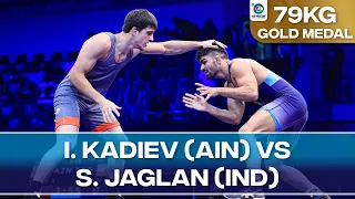Gold Medal • FS 79Kg • Ibragim KADIEV (AIN) vs. Sagar JAGLAN (IND)