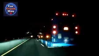 Close Calls #5 - Bus Breaks in Front of Car at Night