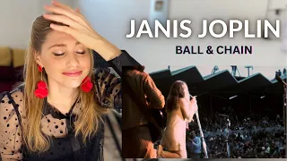 Stage Presence coach reacts Janis Joplin "Ball & Chain"