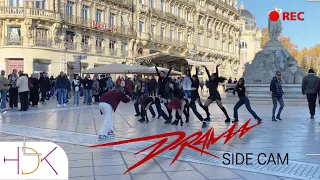 [K-POP IN PUBLIC SIDE CAM] AESPA - ‘DRAMA’ KPOP Dance cover by HDK from France