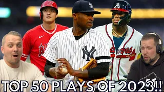 British Guys React to Top 50 MLB Plays of the 2023 Season so far! (REACTION)