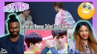 Vernon and Wonwoo: Chillest Duo of Seventeen (Wonsol Friendship Moments)| REACTION