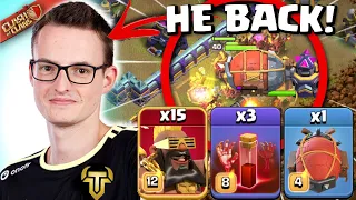 SYNTHE uses SKELETON BLIMP TWIN HOG attack in $20,000 Tournament! Clash of Clans