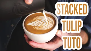 Latte Art Tutorial - Stacked Tulip