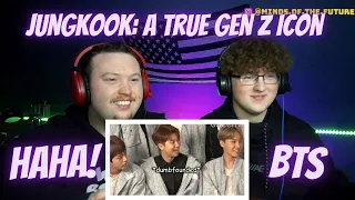 "Jeon Jungkook: A True Gen Z icon" | BTS Funny Moments | Reaction!!