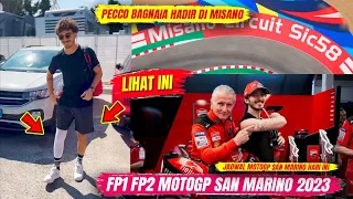 Pecco Bagnaia Hadir Di Misano‼️ Jadwal MotoGP San Marino Hari ini - FP1 FP2 MotoGP San Marino 2023