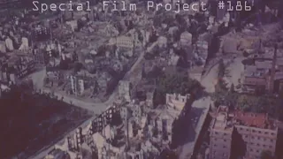 Pforzheim 1945 nach den Luftangriffen und Fliegerbomben [Luftaufnahmen in Farbe im Tiefflug]