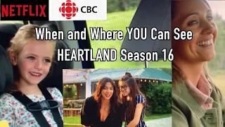 What Channels and Streaming Services for Season 16 of Heartland