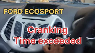 Cranking time exceeded #cranking #time #exceeded #engine #not #start #problam #vehicle  #not #on