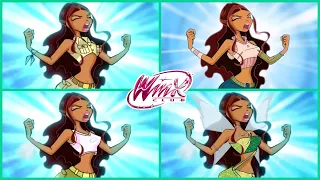 Winx Club - Layla/Aisha Magic Winx Pre-transformation Compilation