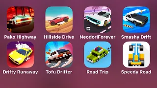 Pako Highway,Hillside Drive,Neodori Forever,Smashy Drift,Drifty Runaway,Tofu Drifter,Road Trip