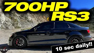 Bugatti Chaser: 700WHP Audi RS3 - One Take