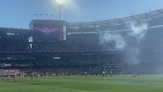 2023 AFL grand final Collingwood run out